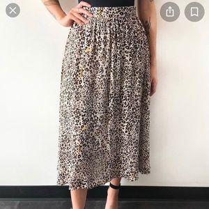 Pink Martini Leopard Print Skirt